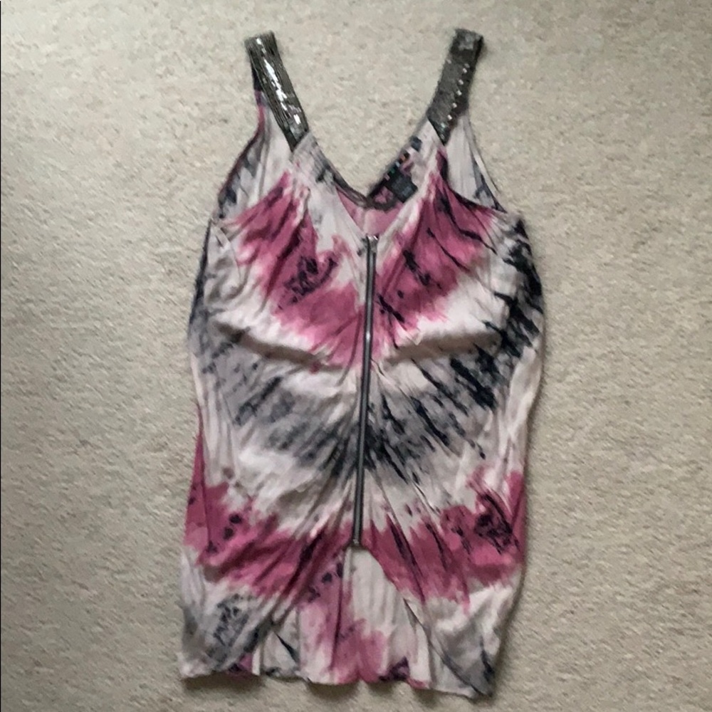 Tie-dye Embelished Tunic